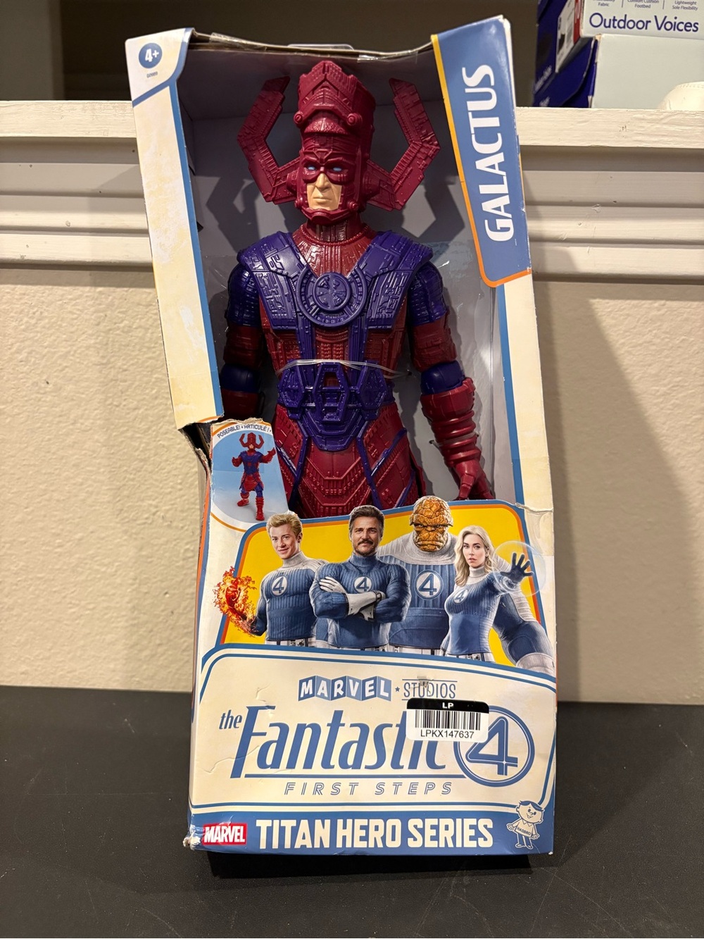 The Fantastic Four: First Steps Galactus 14” Titan Hero Series Damaged Box